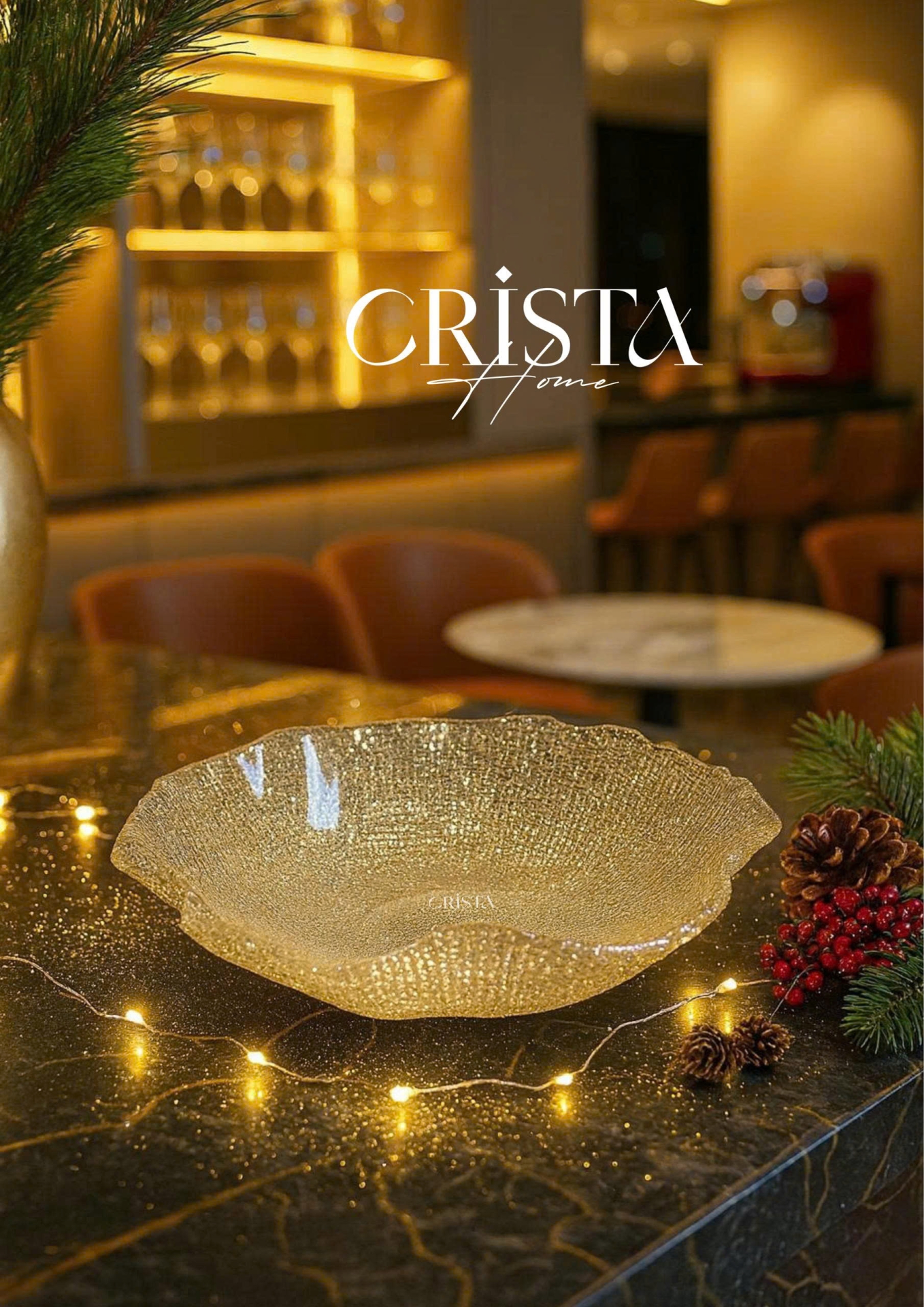 BÁT TÔ VÂN LƯỚI CRISTA HOME 28CM - 4 MÀU