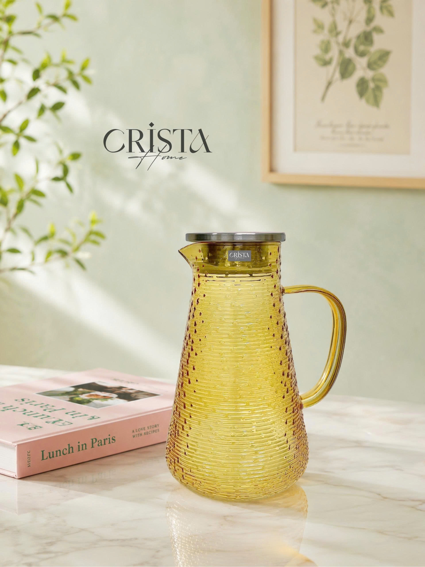 BÌNH VÂN NGANG 2L - 4 Màu CRISTA HOME
