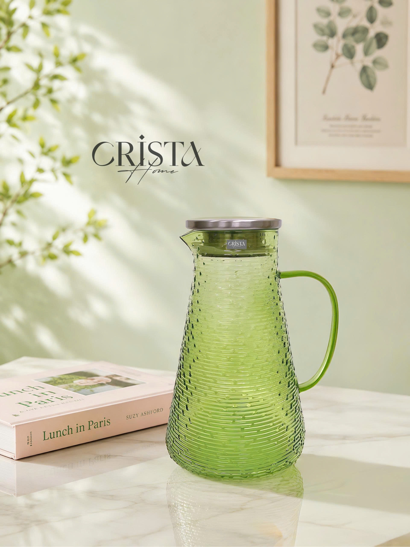 BÌNH VÂN NGANG 2L - 4 Màu CRISTA HOME