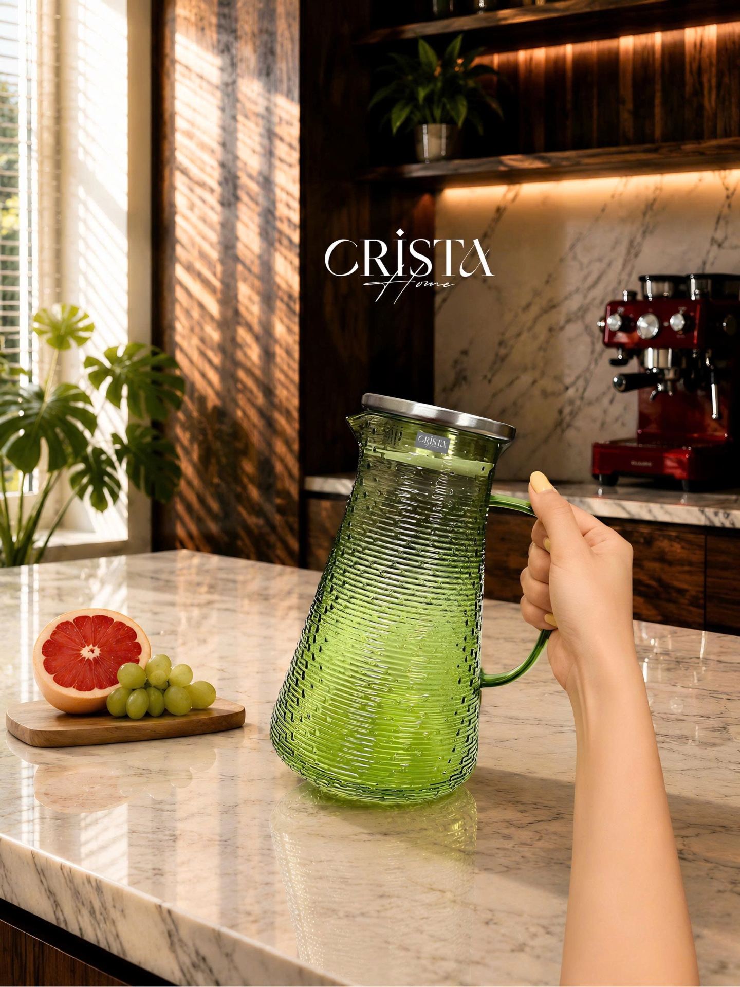 BÌNH VÂN NGANG 2L - 4 Màu CRISTA HOME