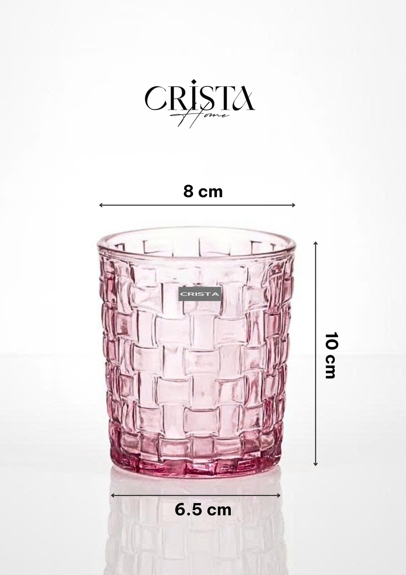 BỘ 06 CỐC THỦY TINH VÂN CARO – SẮC MÀU