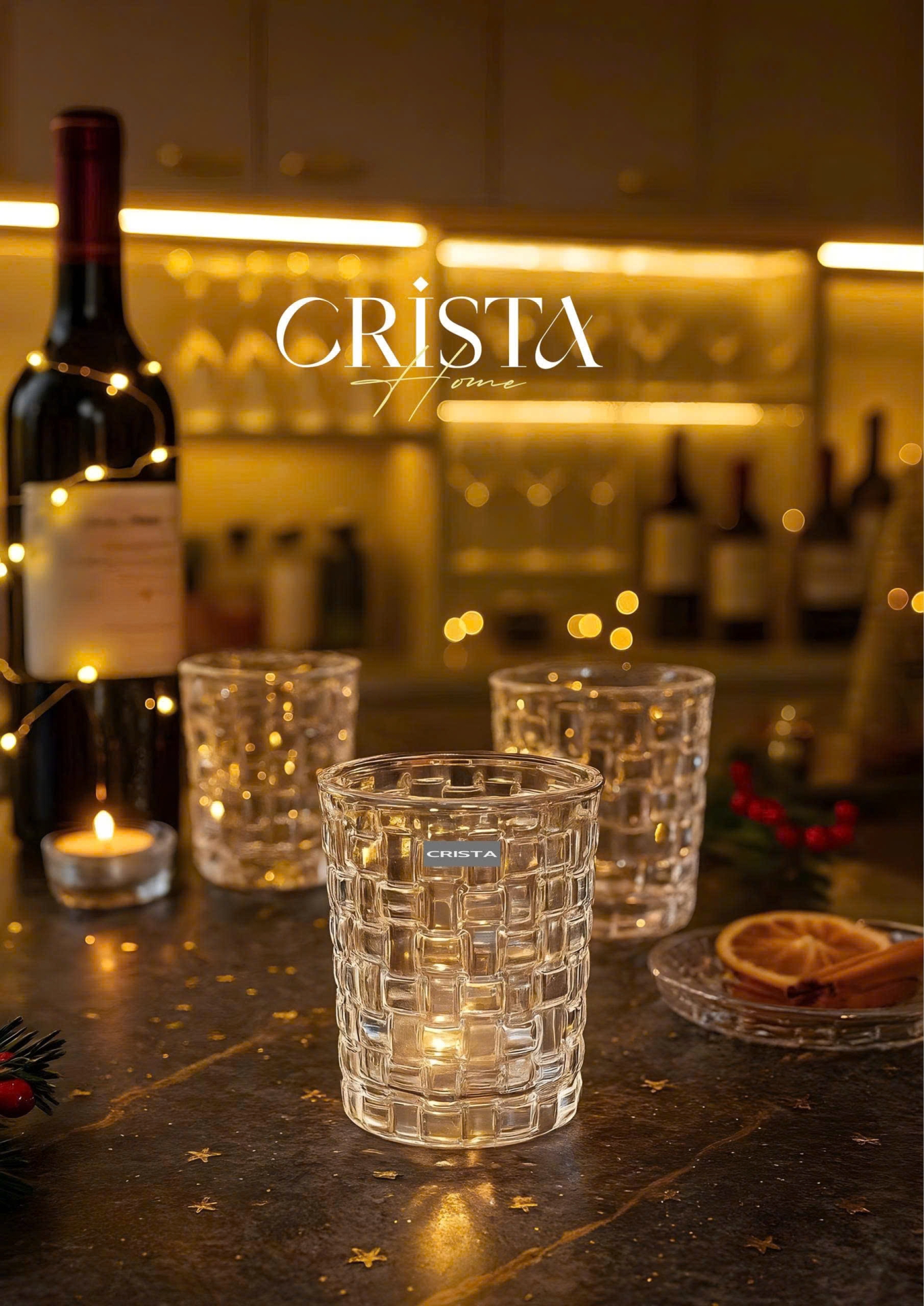 BỘ 06 CỐC THỦY TINH VÂN CARO – MÀU TRONG SUỐT