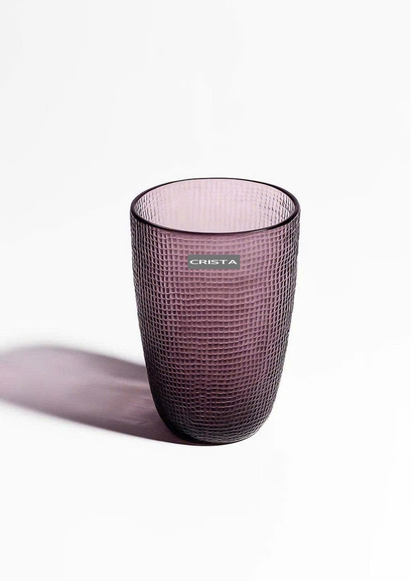 BỘ CỐC THỦY TINH VÂN LƯỚI DẬP NỔI SẮC MÀU 420ML