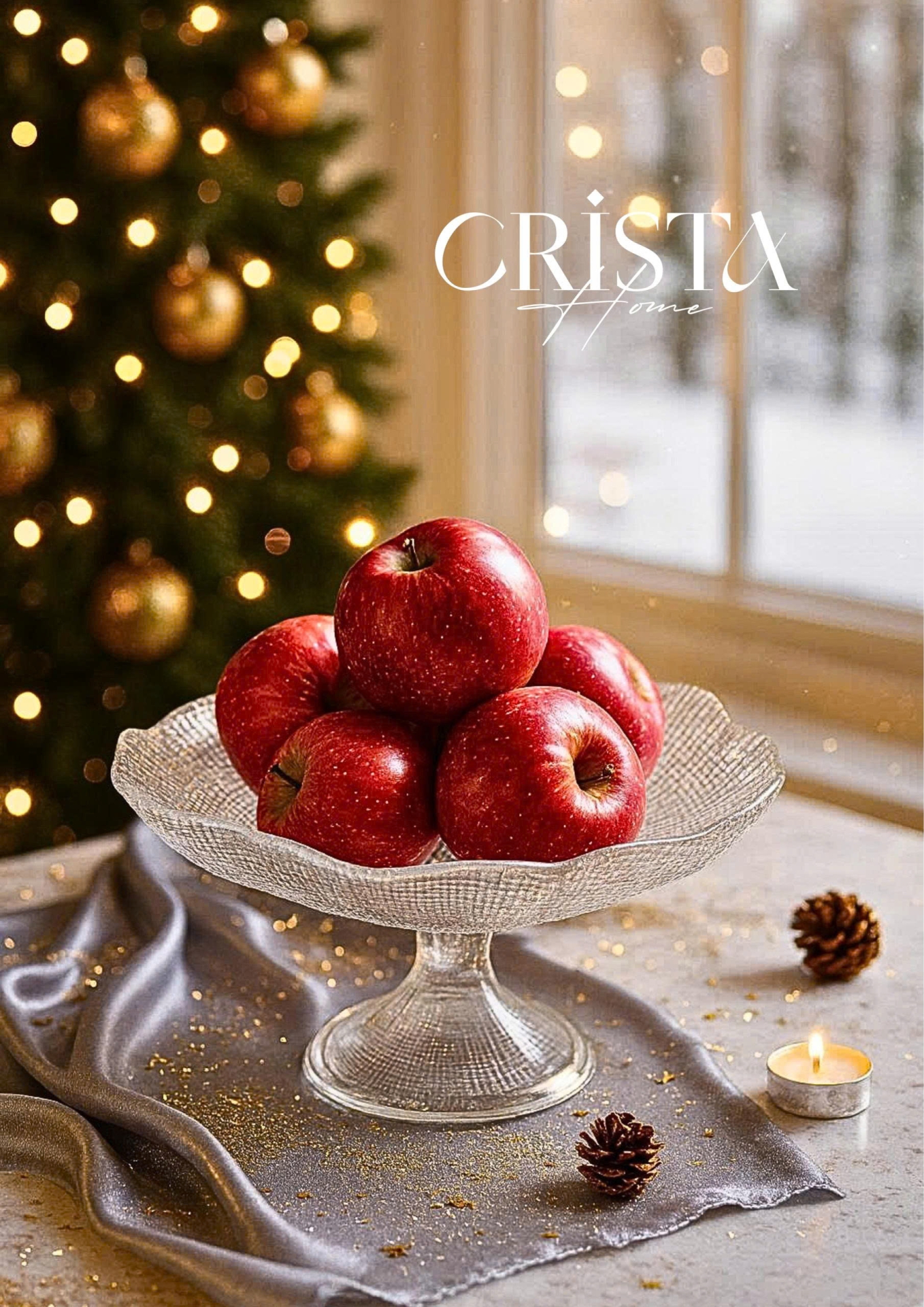 ĐĨA VÂN LƯỚI CHÂN CAO ĐK 24CM - 3 MÀU