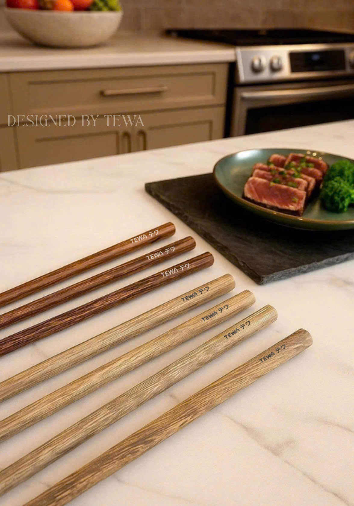 Set 2 đôi đũa nấu ăn bằng gỗ cánh gà 42 cm