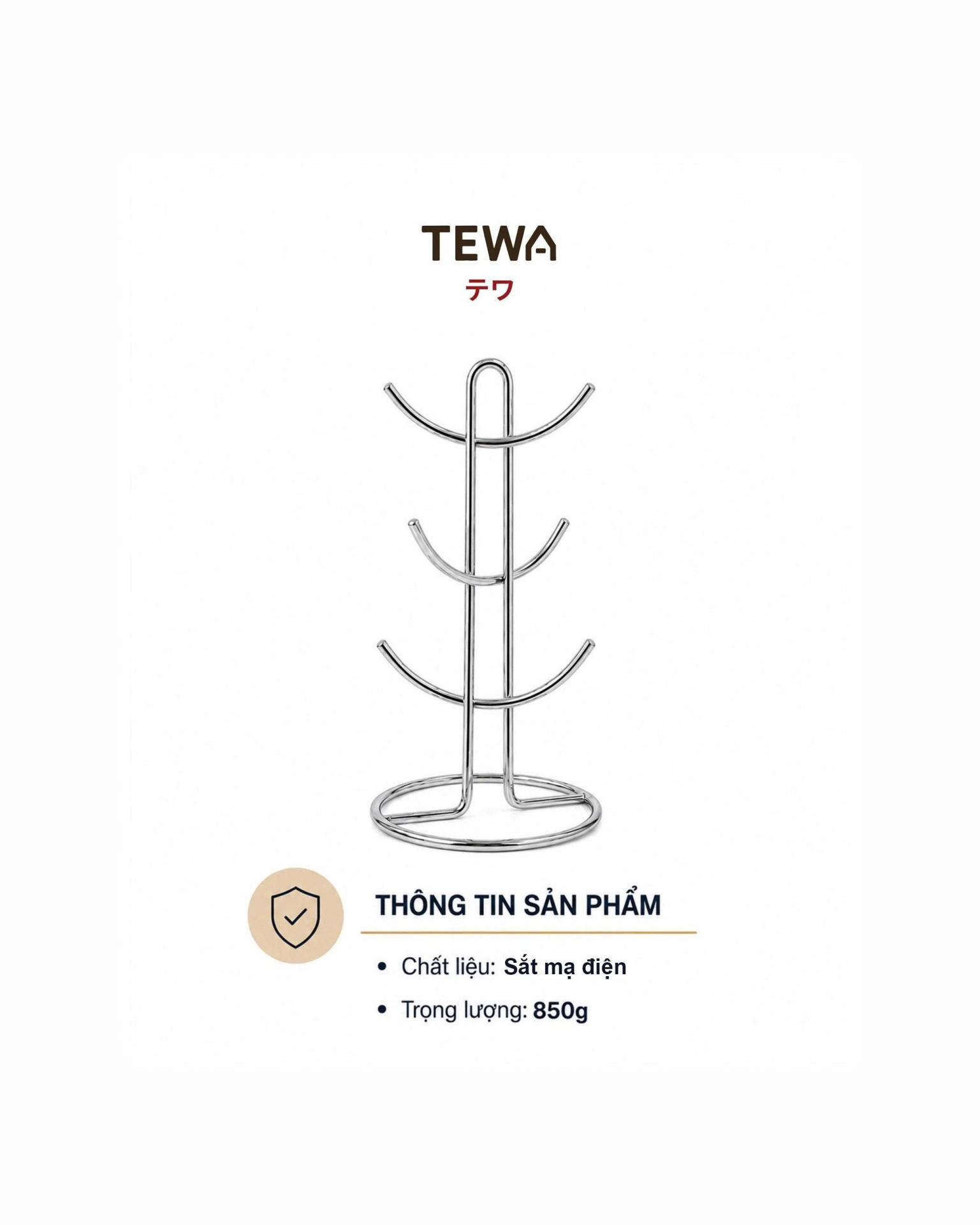 GIÁ 6 MÓC TREO CỐC TEWA