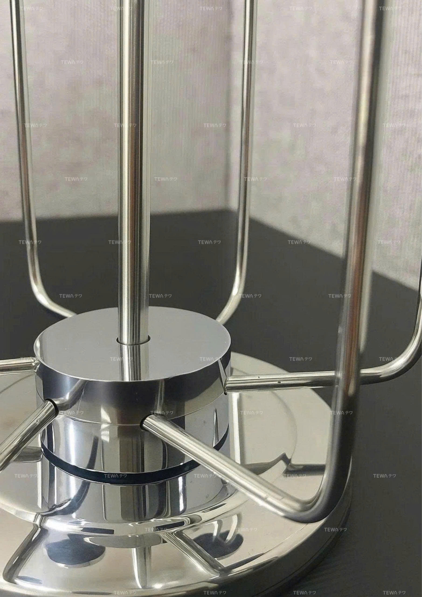 Giá úp cốc inox xoay 360 độ