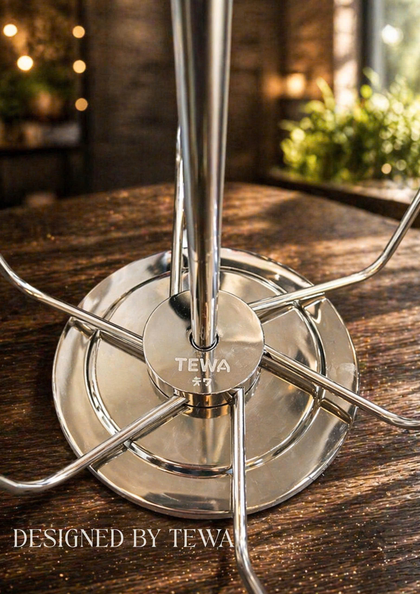 Giá úp cốc inox xoay 360 độ TEWA