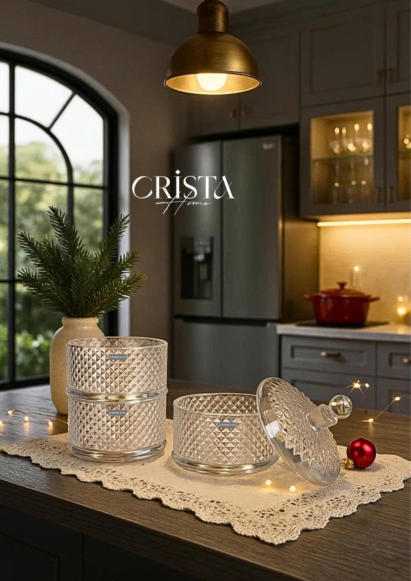 HŨ ĐỰNG MỨT 3 TẦNG VÂN KIM CƯƠNG – MÀU TRONG