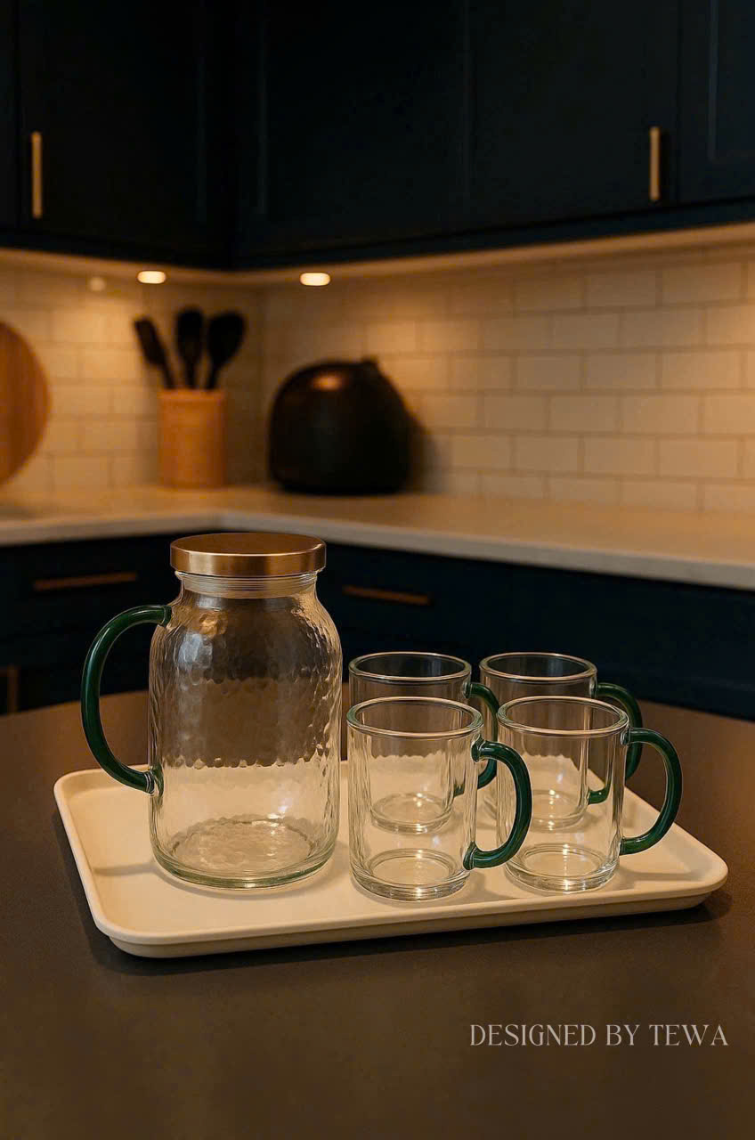 Khay nhựa đựng đồ đa năng size đại màu kem