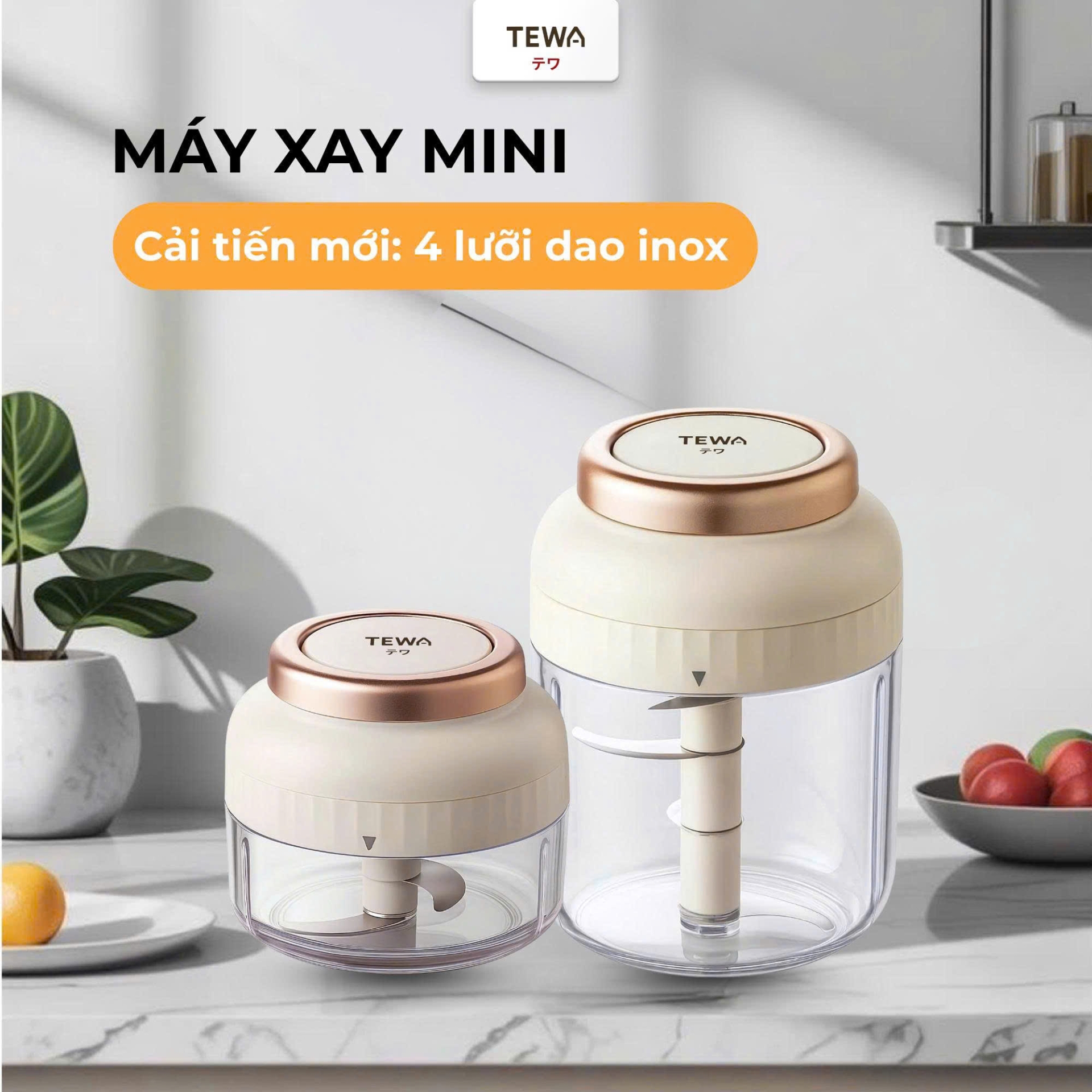 Máy xay mini đa năng dung tích 400ml