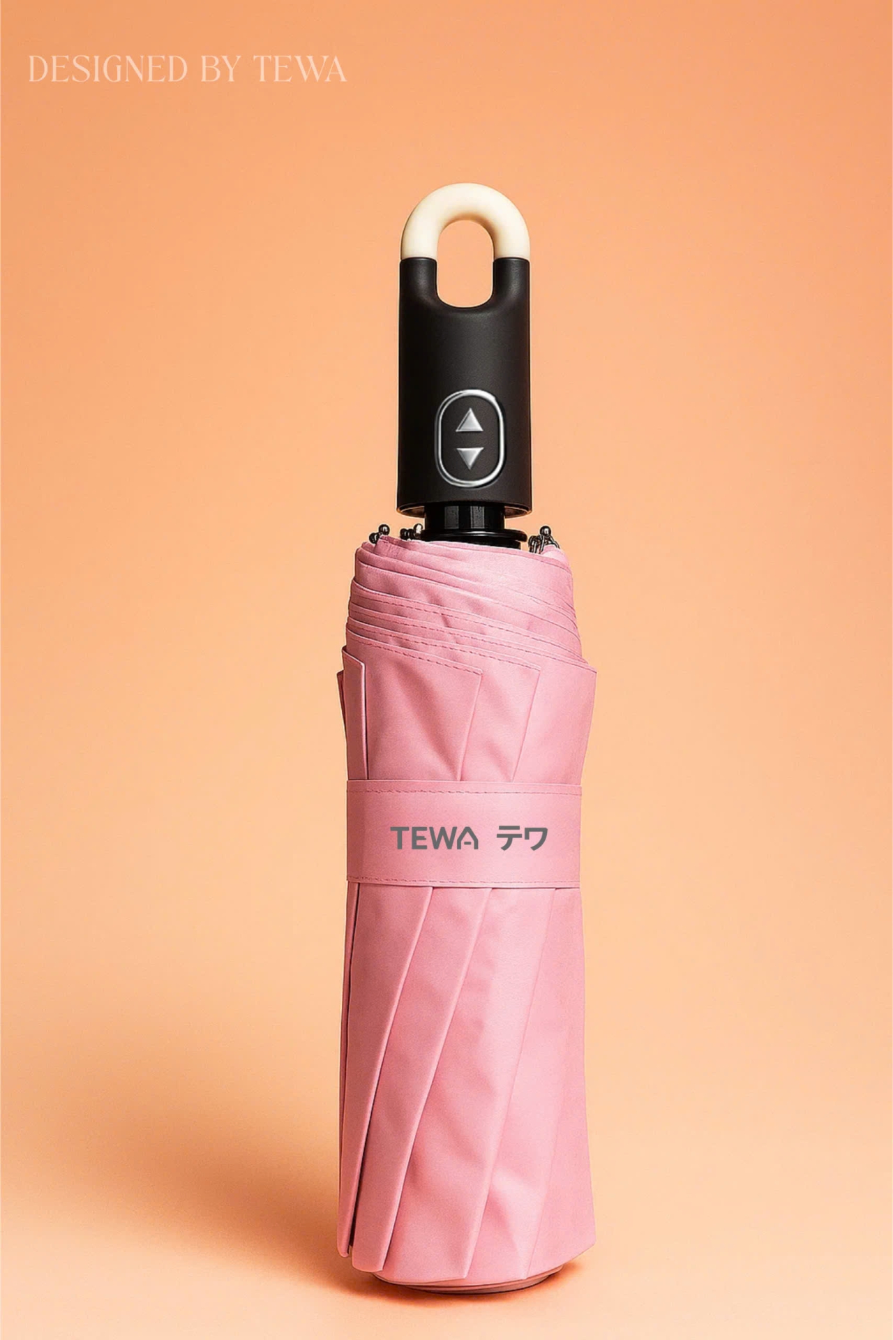 Ô trơn 20 nan chống UV, chống thấm nước (Màu hồng)