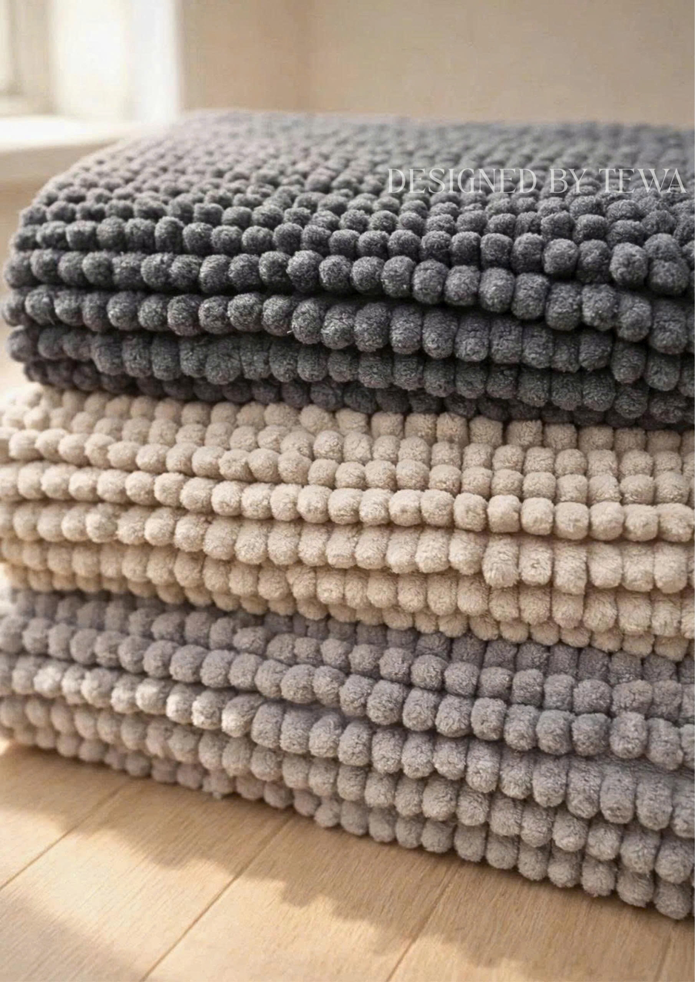 Thảm Trải Sàn Nhung Tuyết Chenille 120x45 cm TEWA