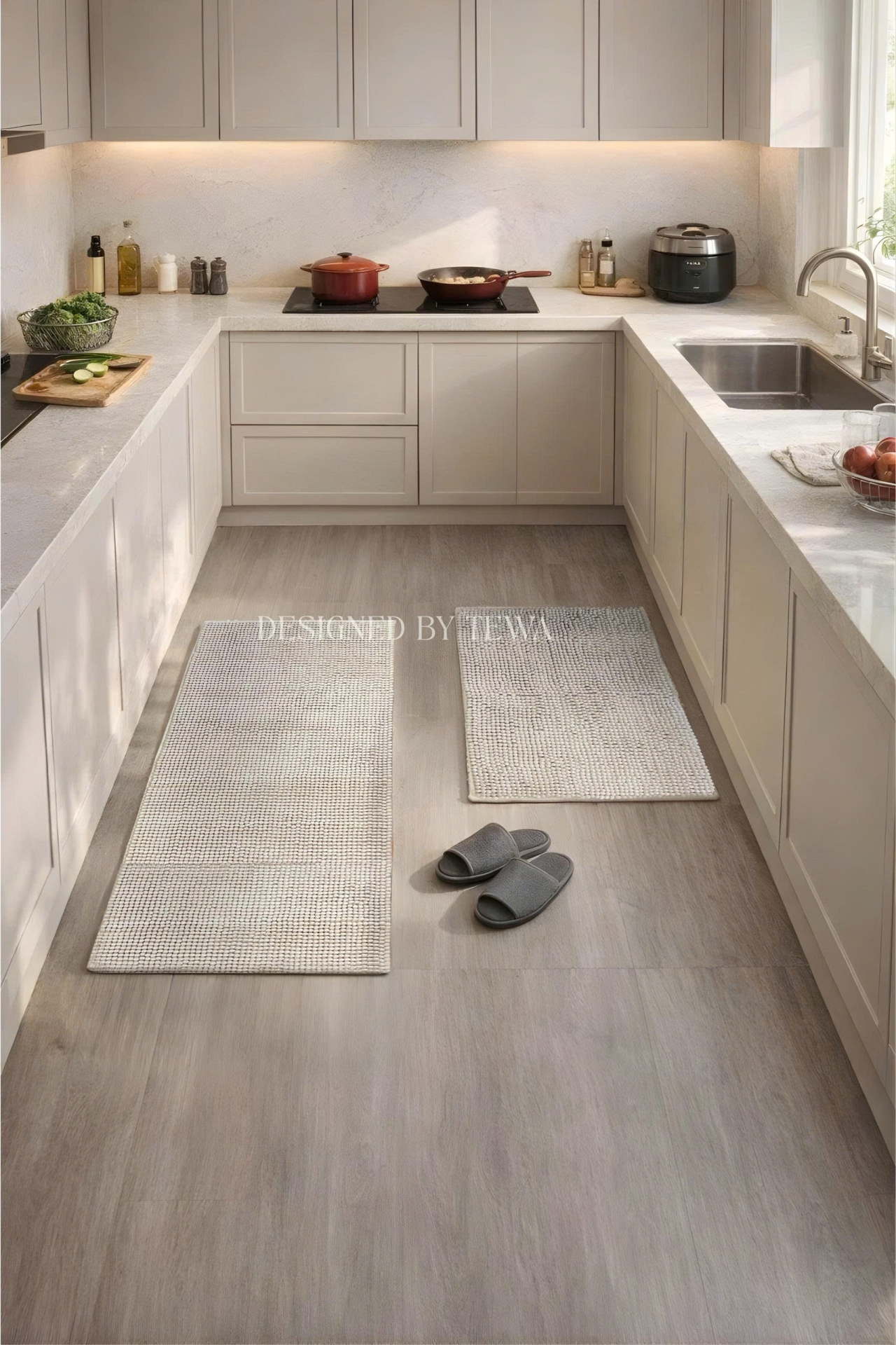 Thảm Trải Sàn Nhung Tuyết Chenille 120x45 cm TEWA