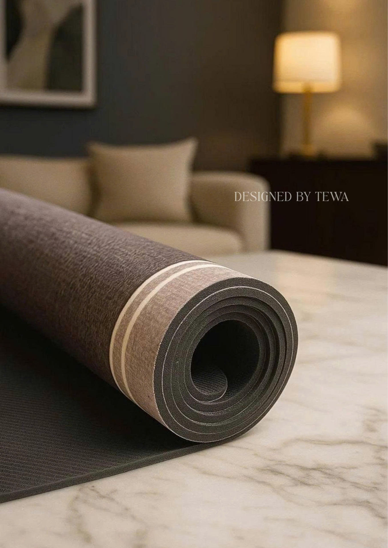 Set 2 thảm nano khô nhanh màu xám đậm