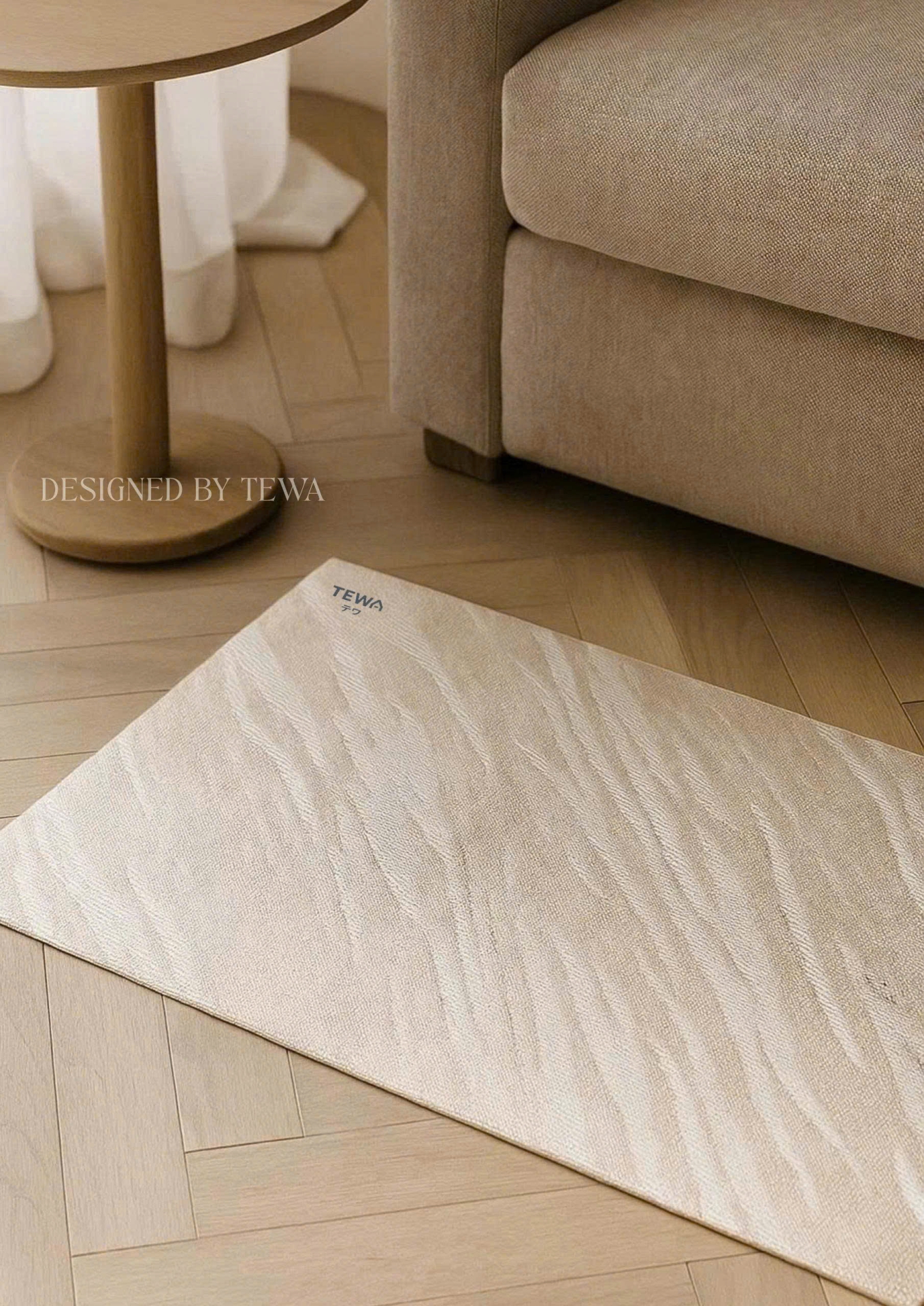 Thảm nano khô nhanh màu vàng 60x40cm