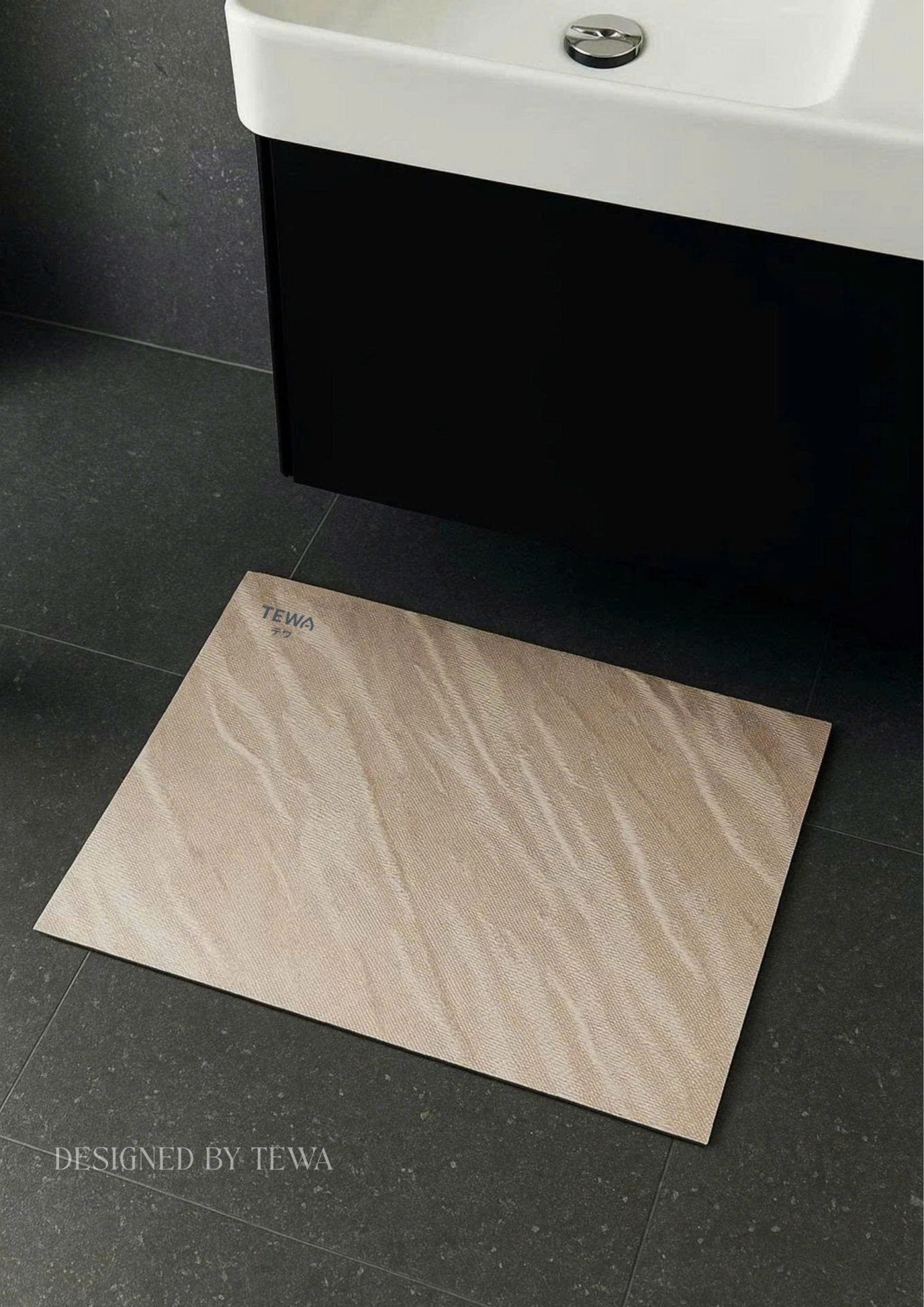 Thảm nano khô nhanh màu vàng 60x40cm