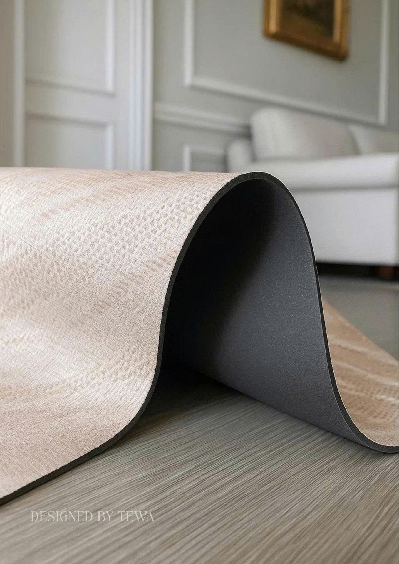 Thảm nano khô nhanh màu vàng 60x40cm