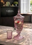 BÌNH NƯỚC VÂN KIM CƯƠNG 2L - 5 Màu, có vòi CRISTA HOME