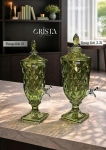 BÌNH NƯỚC VÂN KIM CƯƠNG 2L - 5 Màu, có vòi CRISTA HOME