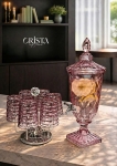 BÌNH NƯỚC VÂN KIM CƯƠNG 2L - 5 Màu, có vòi CRISTA HOME