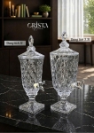 BÌNH NƯỚC VÂN KIM CƯƠNG 2L - 5 Màu, có vòi CRISTA HOME