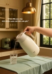 Bình giữ nhiệt 48h inox 316 màu trắng kem