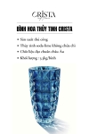 Lọ Hoa Thủy Tinh Vân Kim Cương | 6 Màu CRISTA HOME