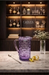 Bình Thủy Tinh 1L - 6 Màu Vân Caro CRISTA HOME sắc màu rực rỡ