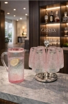 BÌNH THỦY TINH 5 Màu VÂN LƯỚI DẬP NỔI 1L CRISTA HOME