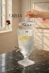 BÌNH THỦY TINH 4 Màu VÂN LƯỚI 3.3L Có Vòi Crista Home
