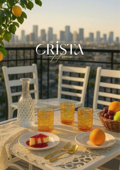 BỘ 06 CỐC THỦY TINH VÂN CARO – MÀU VÀNG