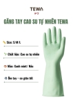 ĐÔI GĂNG TAY CAO SU TỰ NHIÊN - MÀU XANH MINT