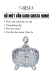 BỘ 2 HŨ ĐỰNG MỨT TẾT VÂN CARO - MÀU TRONG