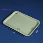 Khay nhựa đựng đồ đa năng size to màu xanh mint