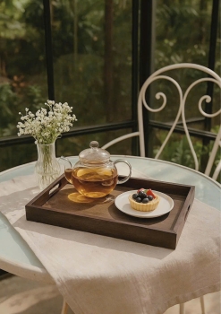 Khay đựng đồ bằng tre size to: 44 x 30 x 4 cm