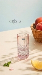 BỘ 6 LY RƯỢU THỦY TINH VÂN KIM CƯƠNG 30ML CRISTA HOME - 2 Màu