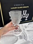 BỘ 6 LY THỦY TINH VÂN LƯỚI - MÀU TRONG SUỐT
