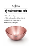 Bộ 2 Bát Thủy Tinh Tròn 4.5L + 2.2L - 6 màu