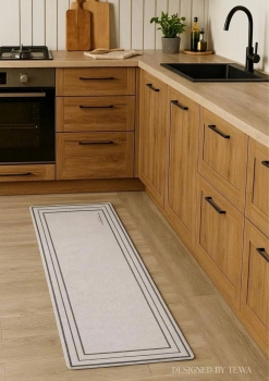 Set 2 thảm nano khô nhanh màu xám nhạt