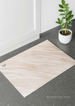 Thảm nano khô nhanh màu vàng 60x40cm